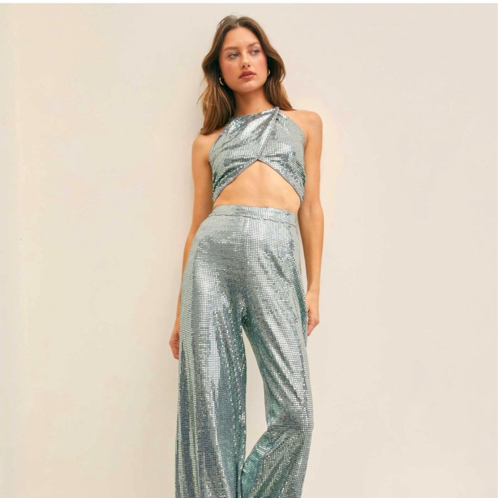 Metallic Trousers